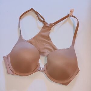 Victoria's Secret VS Nude Push Up Padded Racerback Bra 32A NEW